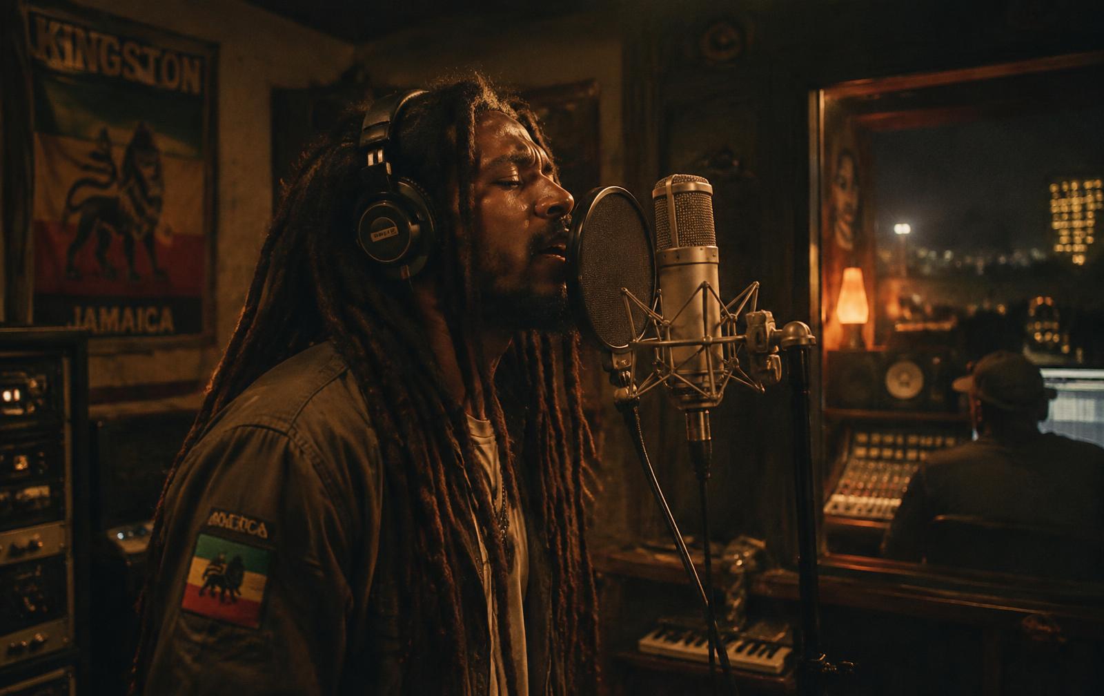 Studio recording imagery